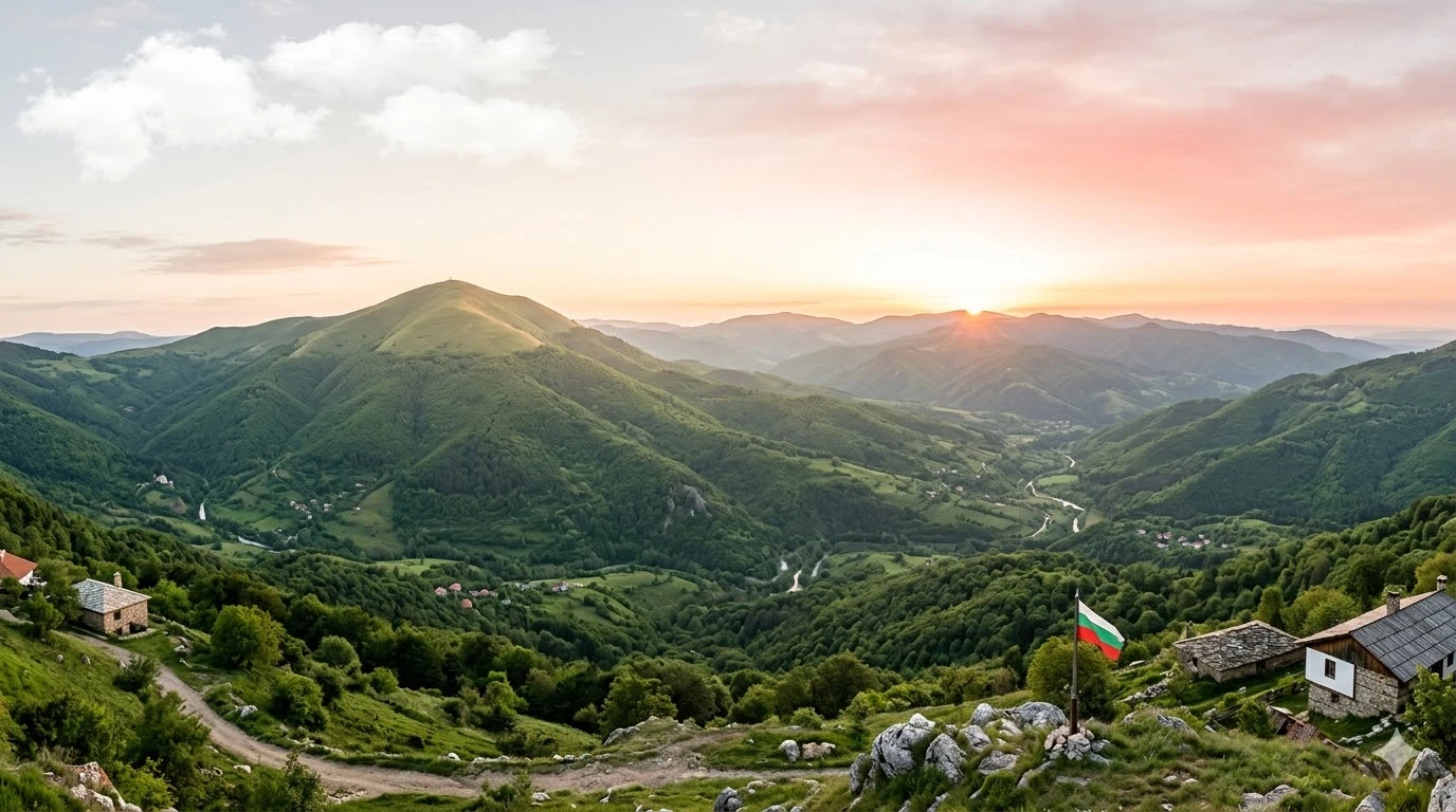 Панорама от България - Фон